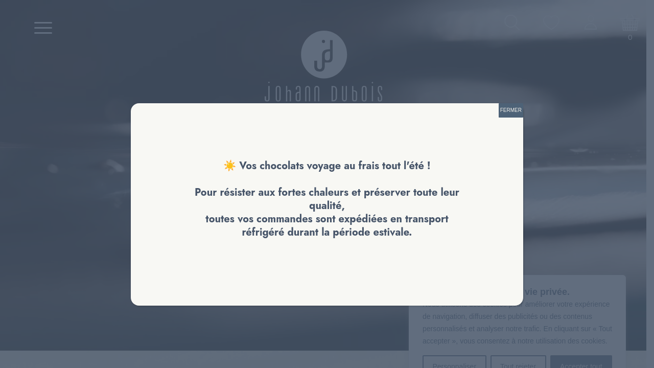 Page d’accueil de Dubois Chocolatier