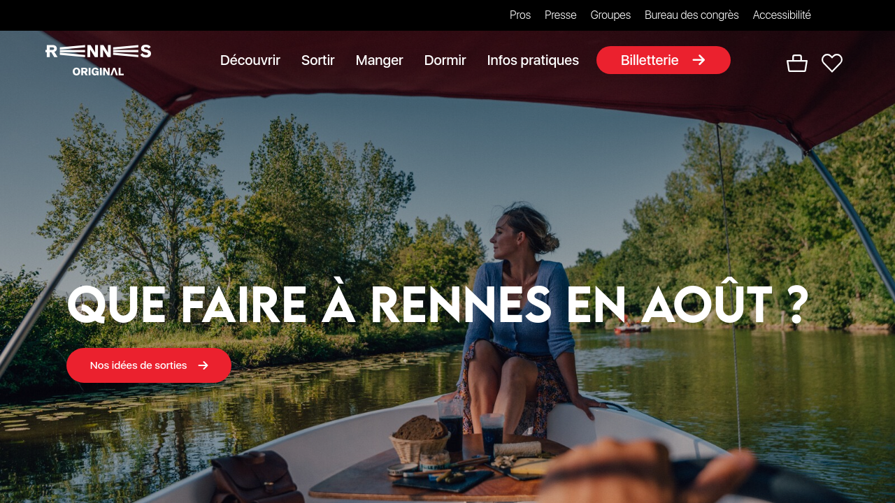 Page d'accueil de Office de Tourisme