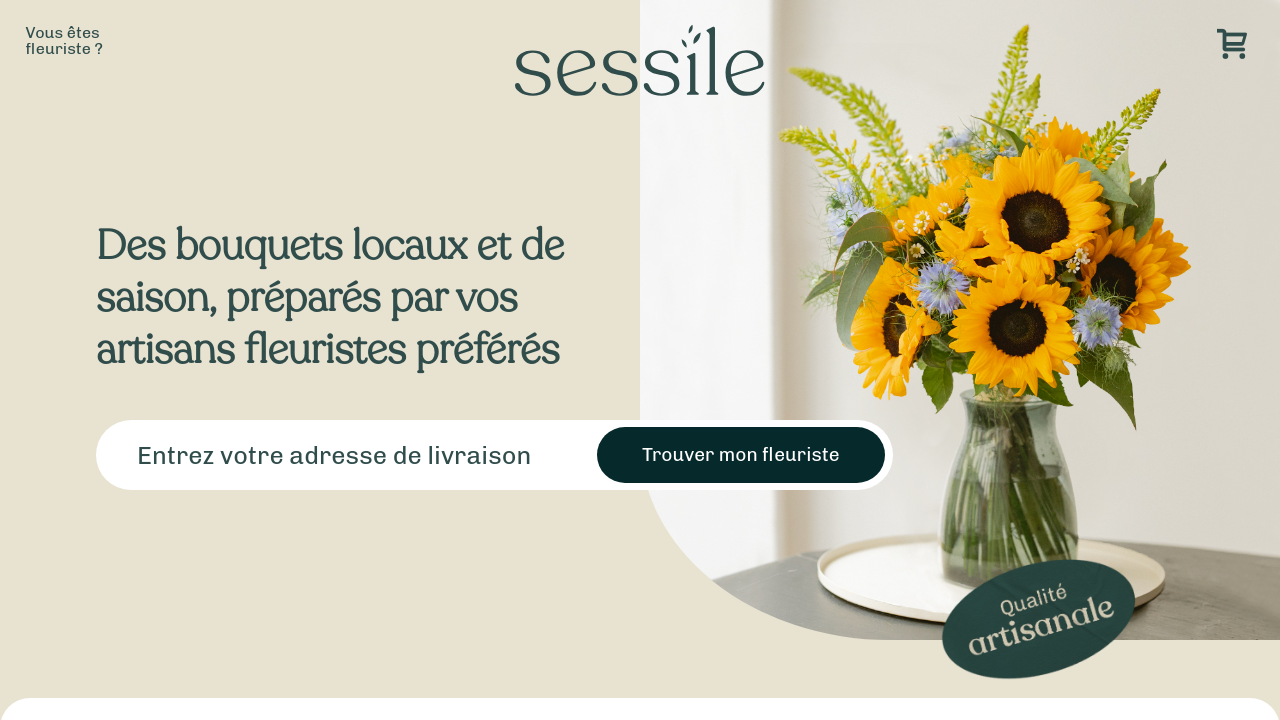 Page d'accueil de Sessile