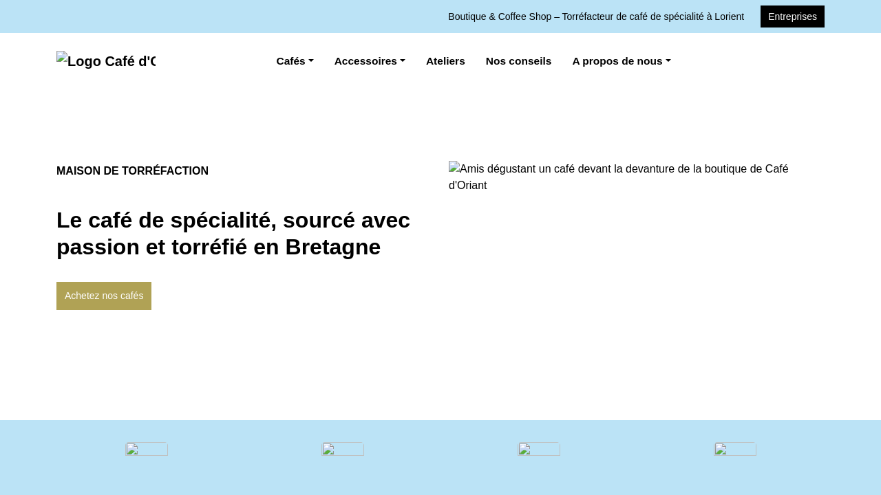 Page d'accueil de Torréfacteur à Lorient