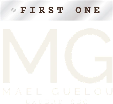 Logo MG — Maël Guelou, expert SEO